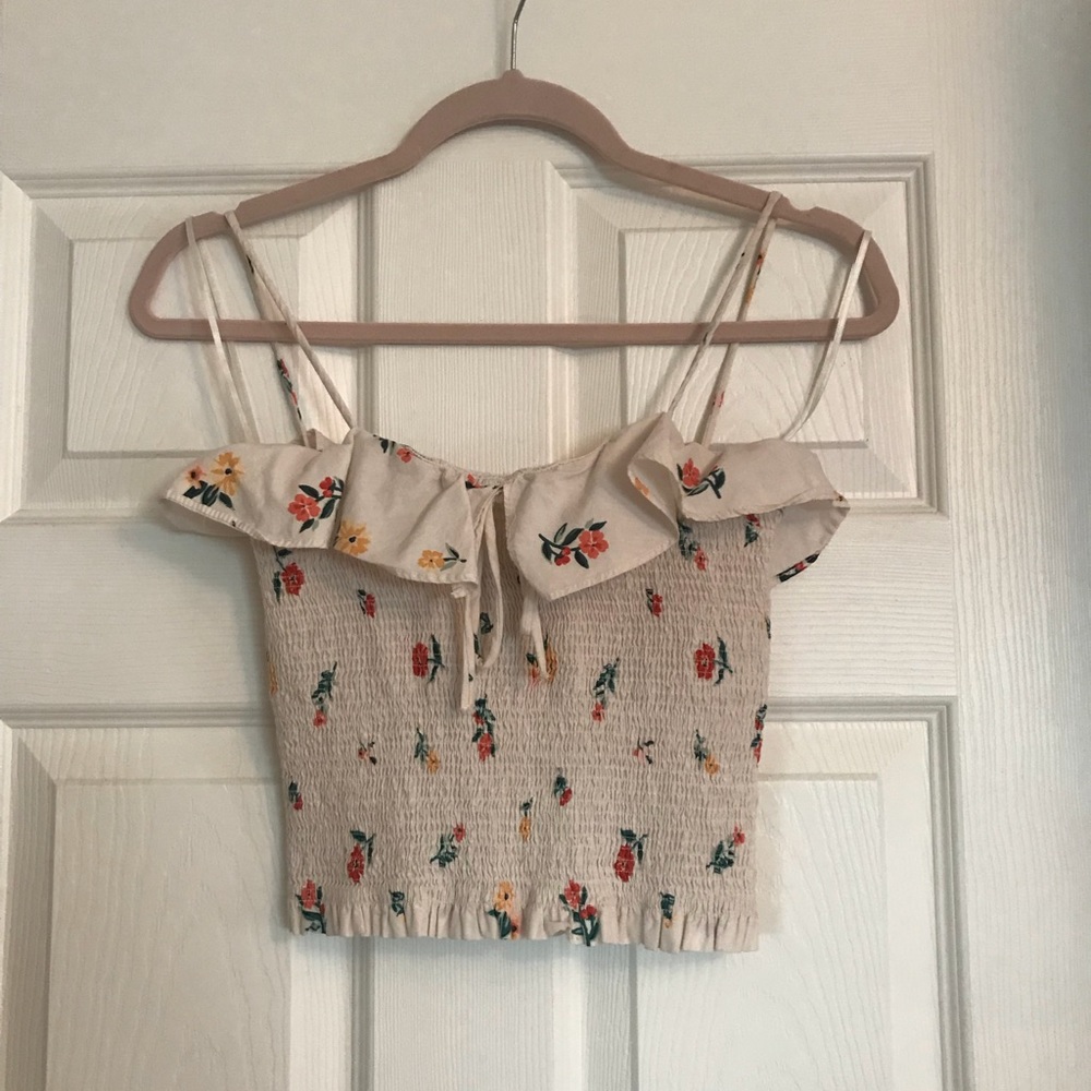Zara Floral Crop Top